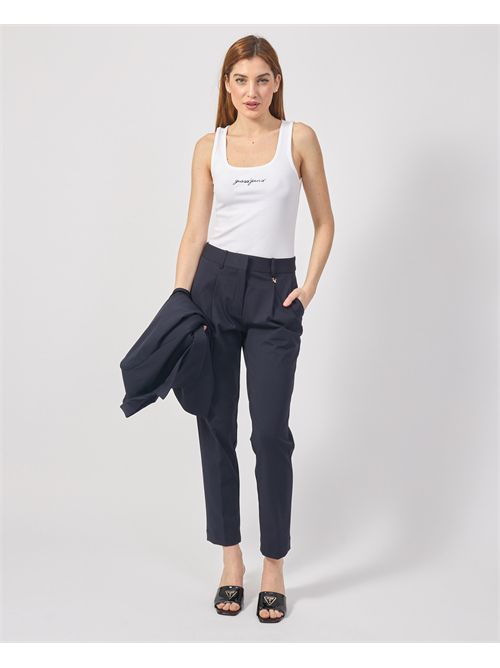 Women's trousers in tip milano Yes Zee YES ZEE | P396-KW000710